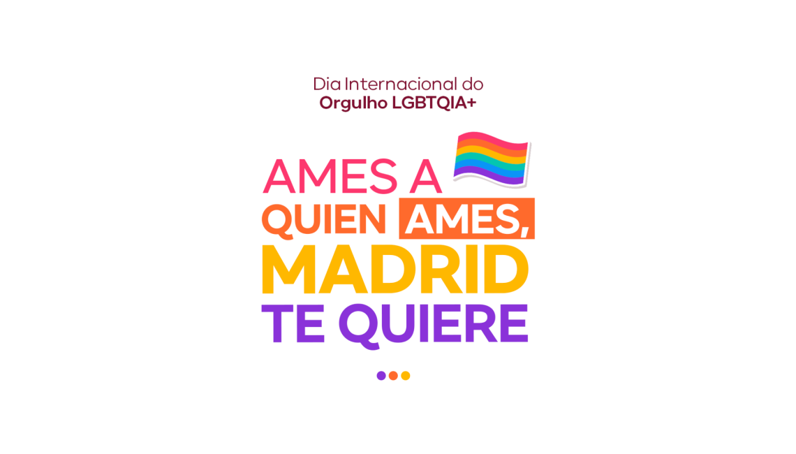 Lema do Dia Internacional do Orgulho LGBTQIA+.